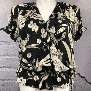 Karl Lagerfeld Floral short sleeve blouse